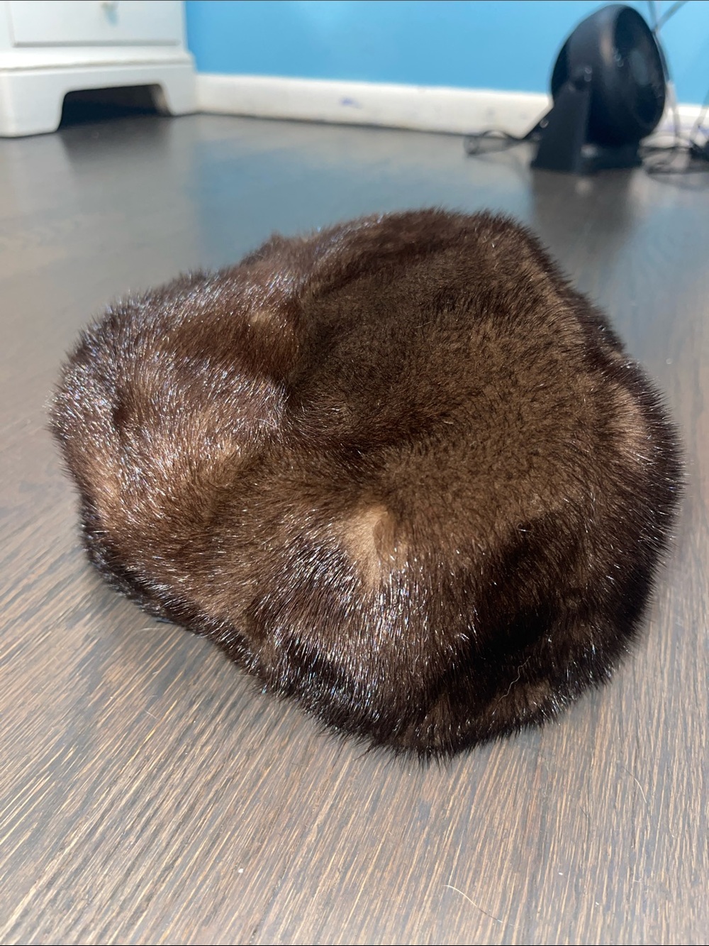 Luxurious Dark Brown Mink Fur Hat